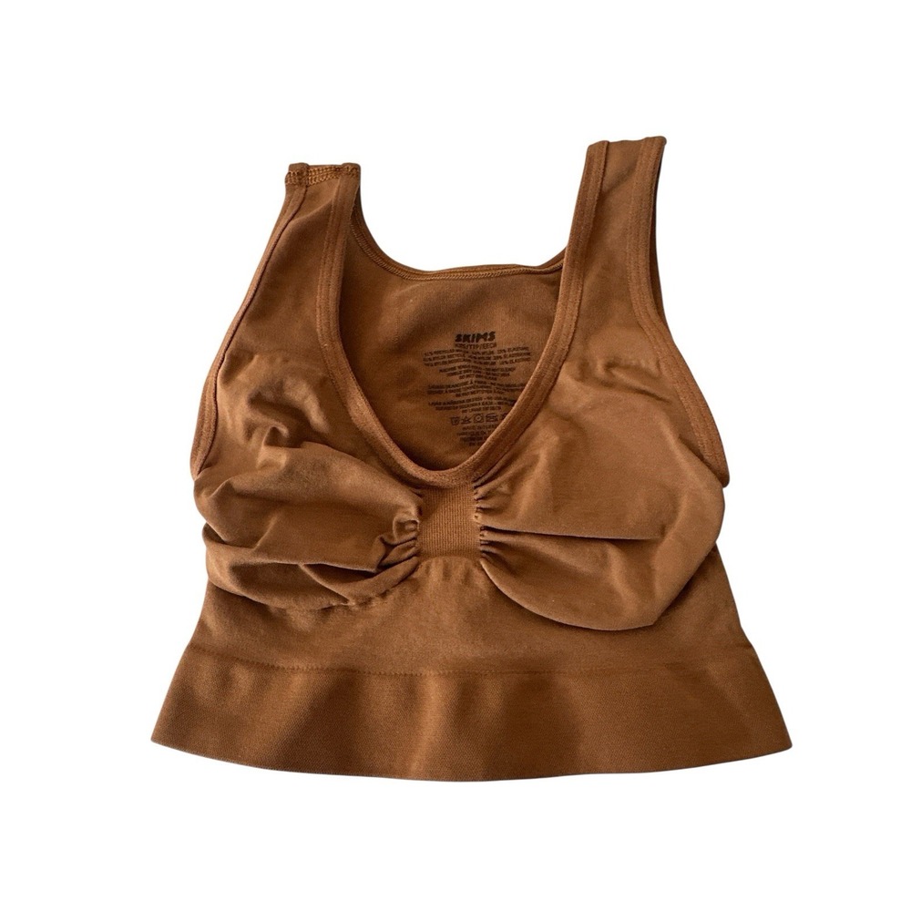 Skims Seamless Sculpt‎ Plunge Bralette Women's Size XXS New - Picture 1 of 5